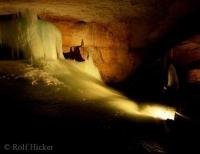 A beautiful vacation destination is the dachstein ice cave near Hallstadt in Austria