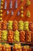 Fresh produce is one of the main reasons many tourists head to a street market in Oliva Nova in Valencia, Spain.