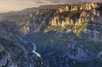 Grand scenery awaits visitors to the Parc Naturel Regional du Verdon in the Alpes de Haute, Provence, France.