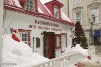 A restaurant in Quebec City, Canada with authentic decor and an excellent menu of fine meals.