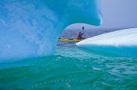 A sea kayaking trip out to see the massive icebergs of Iceberg Alley in the Atlantic Ocean off the coast of Newfoundland's Northern Peninsula is quite an adventure.