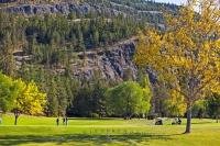 The Twin Lakes Golf and RV Resort located in the Okanagan-Similkameen Region of the Okanagan in British Columbia is well known for the huge sprawling golf course nestled in the mountains. It's a 285 acre resort that also offers activities other than golf.