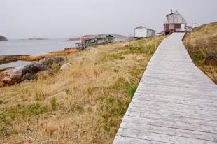 photo of Battle Harbour Waterfront Boardwalk Southern Labrador