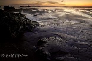 photo of Sunset Pacific Ocean beach scenes