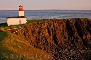 photo of Cape D Or Lighthouse Sunset