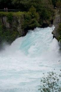 photo of Great Huka Falls Wairakei Park Taupo New Zealand