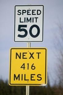photo of Funny Road Sign Speed Limit