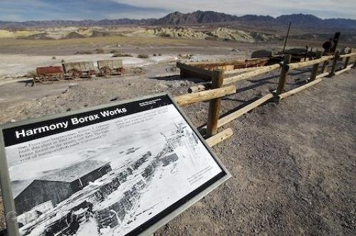 borax works interpretive trail photo information harmony borax works death valley