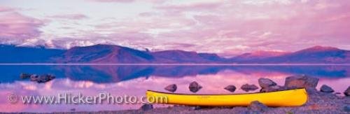 Photo: 
Canoe Kluane Lake Panorama Landscape Photography