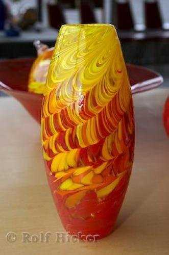 Photo: 
colored glass vases