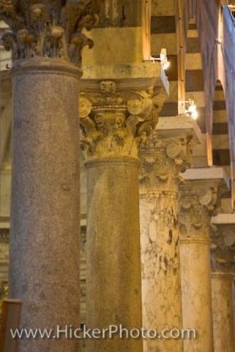 Photo: 
Decorative Columns Pisa Duomo Cathedral Tuscany Italy