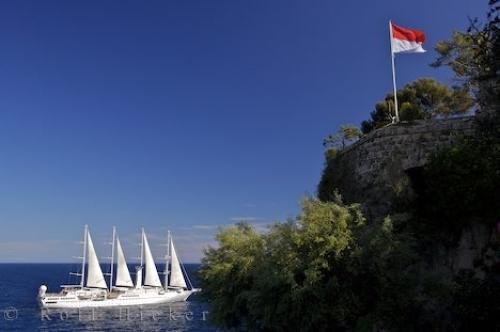 Photo: 
Sailing Cruise Ship Windstar Monte Carlo Monaco