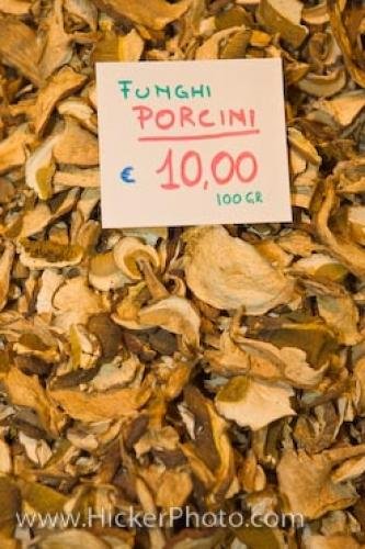 Photo: 
Dried Porcini Mushrooms Central Markets Italy