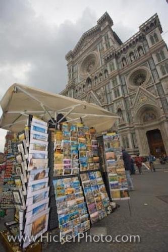 Photo: 
Duomo Souvenir Stand City Of Florence Tuscany Italy