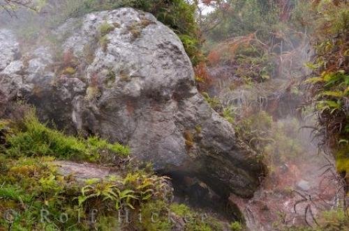 Photo: 
Elephant Rock Orakei Korako New Zealand