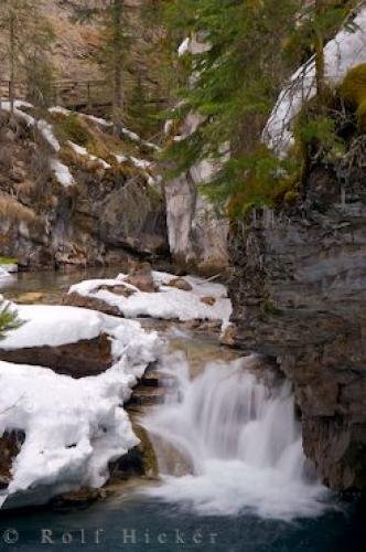 Photo: 
Johnston Creek Ice Melt Banff National Park
