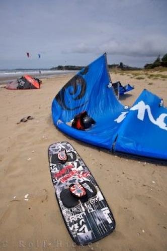 Photo: 
Kiteboarding Gear Orewa Beach New Zealand