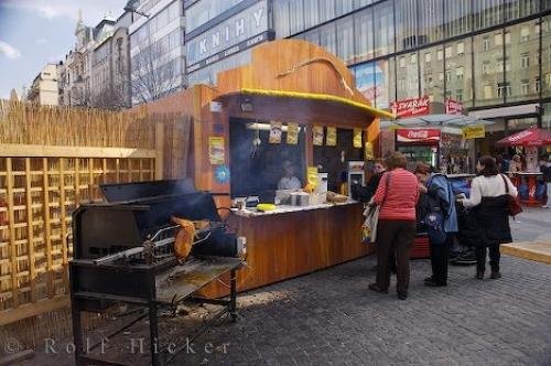 Photo: 
Market Stall Snacks Prague Czech Republic
