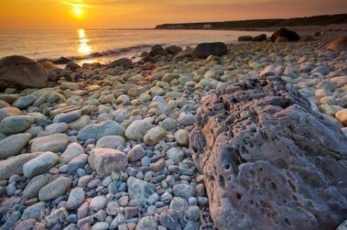 Photo: 
Newfoundland Coastal Scenery Sunset Gros Morne National Park