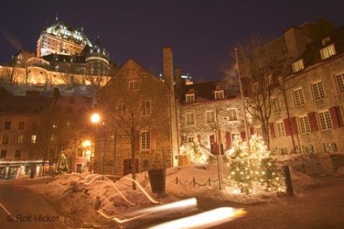 Photo: 
Old Quebec City Cold Winter Night