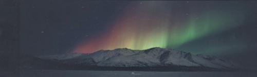 Photo: 
panoramic aurora borealis