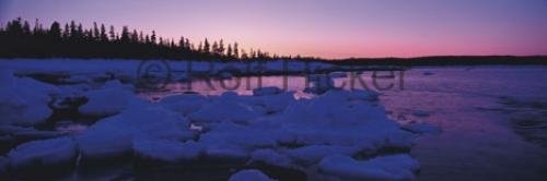 Photo: 
Panorama Pack Ice Sunset Newfoundland Winter Pictures