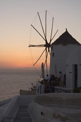 Photo: 
Famous Windmill Santorini Island greece