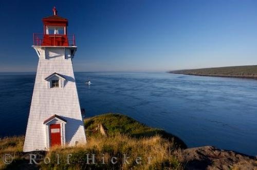 Photo: 
Scenic Lighthouse Bay Of Fundy