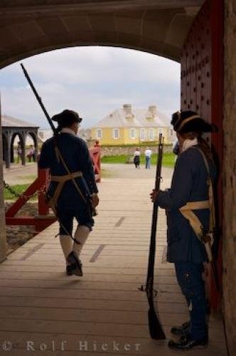 Photo: 
Soldiers Uniform Louisbourg Fortress Nova Scotia