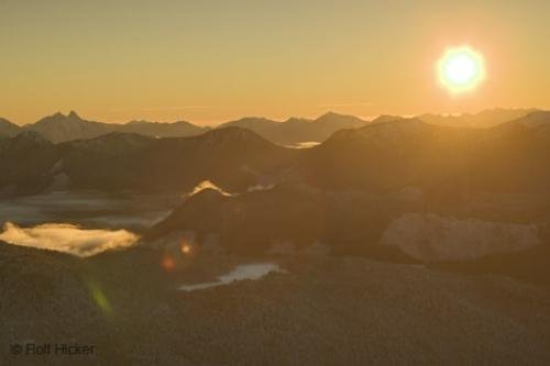 Photo: 
Sunset Photo Mountains Vancouver Island