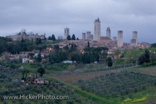 Photo: 
Tourist Destination Town San Gimignano Siena Province Tuscany Italy