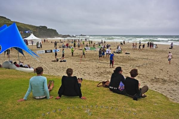 Photo: 
Beach Volleyball Mt Maunganui New Zealand