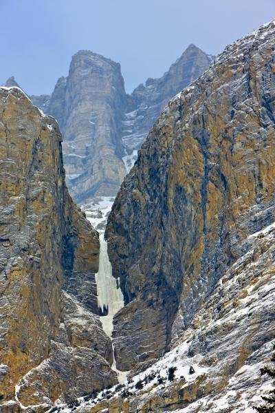 Photo: 
Icy Waterfall Rocky Mountains Canada