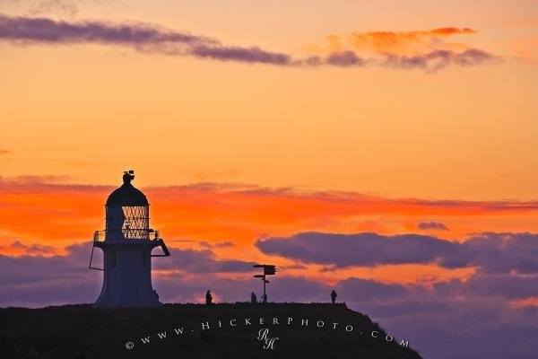 Photo: 
Light House Sunset North Island New Zealand