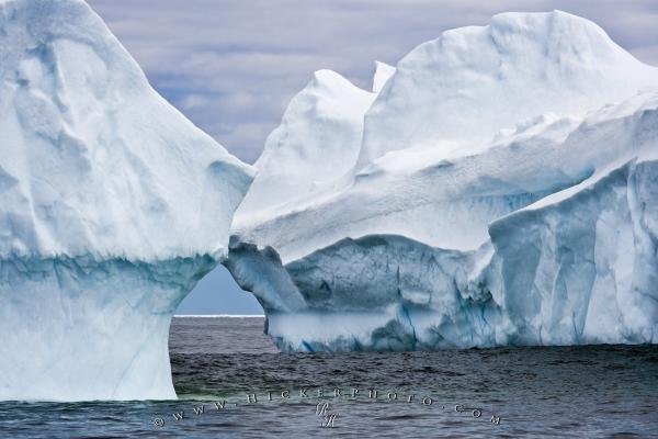 Photo: 
Natural Pattern Floating Icebergs Newfoundland Coast