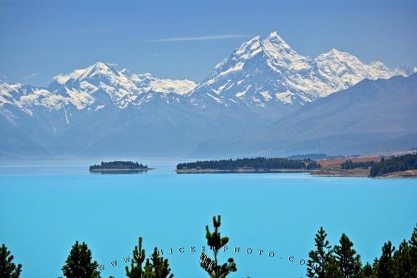 Photo: 
New Zealand Scenery Mt Cook Lake Pukaki