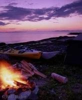 Stock photo of Outdoor Camping in Hare Bay of Newfoundland