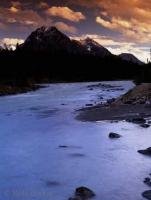 Whirlpool River situated in Jasper National Park is a great Rocky Mountain vacation spot in Alberta, Canada.