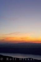 Overlooking Lac de Ste Croix from Aiguines Village at sunset can add fabulous colors to the skyline.