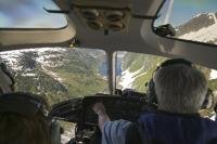 To get an great aerial view of the Juneau Icefield and Taku Glacier take a helicopter flightseeing tour during a cruise ship vacation in Alaska.