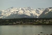 Winter Mountain Scenes along the Cruise Ship routes to Alaska