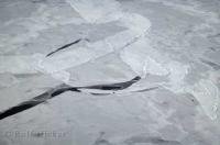 An interesting aerial view of the ice on the Gulf of St Lawrence in Canada, which has formed on the salt water in arctic conditions.