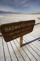Situated in Death Valley National Park of California is the Badwater Basin at 282 feet below sea level.