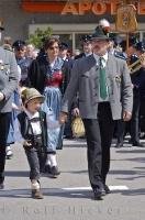 A crowd of residents turned up to watch the proceedings at the Maibaumfest in the Bavarian town of Putzbrunn, Germany.