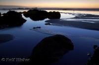 The soft and beautiful after sunset light at Kalaloch Beach on the Olympic Peninsula in Washington, USA.