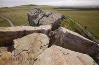 The big rock of Okotoks is geological wonder and historic site situtated in Alberta, Canada.