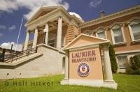 The Brantford Library is a beautifully crafted building in Ontario, Canada.