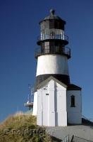 The Cape Disappointment lighthouse is situated at the mouth of the Columbia River in Washington, USA.
