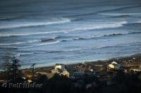 The small community of Tillamook Bay along the Oregon Coast of the USA along the road to Cape Meares.
