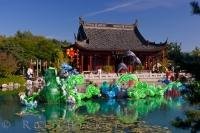The Magic of Lanterns at the Chinese Garden of the Montreal Botanical Garden in Quebec, Canada is a spectacular display with a theme that changes every year.